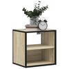 vidaXL Wall-mounted Bedside Cabinet Sonoma Oak 40x31x39.5 cm