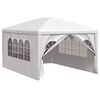 vidaXL Party Tent | White | Polyethylene, Steel | Medium