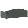 vidaXL Day Bed without Mattress Dark Grey 90x190 cm Single Fabric