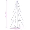 vidaXL Christmas Cone Tree 360 LEDs Indoor and Outdoor 143x250 cm