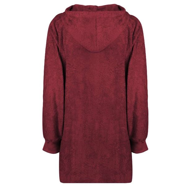 vidaXL Blanket Hoodie KINN Red L Cotton