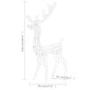 vidaXL Acrylic Reindeer Family Christmas Decoration 300 LED Colourful