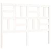 vidaXL Bed Frame without Mattress White Small Double Solid Wood Pine