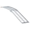 vidaXL Motorcycle Ramp Folding Silver 180 x 28 x 5 cm Aluminium
