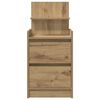 vidaXL Bedside Cabinets with 2 Drawers 2 pcs Artisan Oak 38x34x80 cm