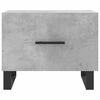 vidaXL Coffee Tables 2 pcs Concrete Grey 50x50x40 cm Engineered Wood