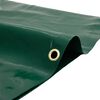 vidaXL Tarpaulin Green &Oslash; 2.6 m 650 g/m&sup2;