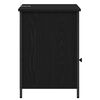vidaXL Bedside Cabinet Black Oak 40 x 42 x 60 cm Engineered Wood