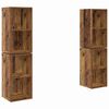 vidaXL TV Cabinet Set 4 pcs Old Wood Engineered Wood