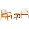 vidaXL Bistro Set 3 pcs Brown 59.5 x 65 x 72 cm Solid Acacia Wood