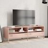vidaXL TV Cabinet Pink 135x39x43.5 cm Cold-rolled Steel