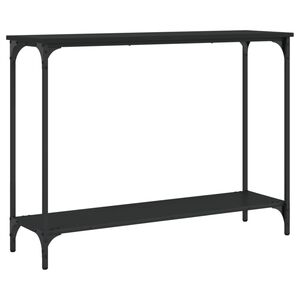 vidaXL Console Table Black 101x30.5x75 cm Engineered Wood