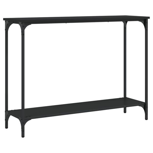 vidaXL Console Table Black 101x30.5x75 cm Engineered Wood