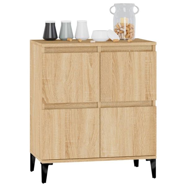 vidaXL Sideboard Sonoma Oak 60x35x70 cm Engineered Wood