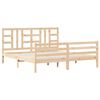 vidaXL Bed Frame without Mattress Super King Size Solid Wood