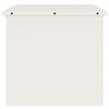 vidaXL Outdoor Storage Box White 55 x 50.5 x 50 cm Steel