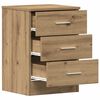 vidaXL Bedside Cabinets 2 pcs Artisan Oak 38x35x55 cm Engineered Wood