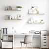 vidaXL Floating Wall Shelves 4 pcs Oak 90x23.5x3.8 cm MDF