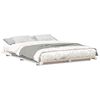 vidaXL Bed Frame White 140 x 210 cm Solid Pine Wood