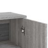 vidaXL Sideboard Grey Sonoma 60x31x84 cm Engineered Wood