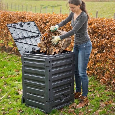 Nature Compost Bin 300 L Black