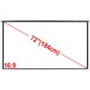 Manual Projection Screen 160x90 cm Matt White 16:9 Wall Ceiling Mount