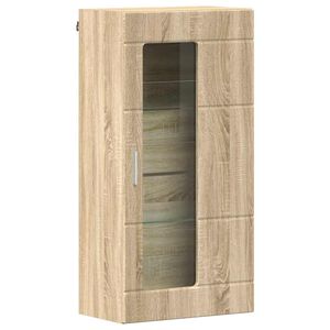 vidaXL Wooden Cabinet Sonoma Oak Engineered Wood
