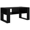 vidaXL Coffee Table Black Oak 92 x 49.5 x 45 cm Engineered Wood