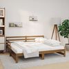 vidaXL Pull-out Day Bed without Mattress Honey Brown 2x(80x200)cm
