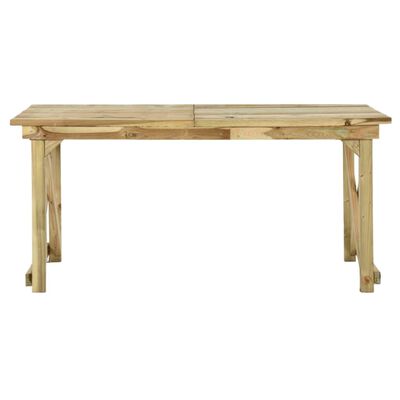 vidaXL Garden Table 160x79x75 cm Wood