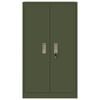 vidaXL Storage Cabinet Olive Green 60 x 40 x 105 cm Cold-Rolled Steel