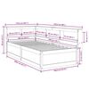 vidaXL Bookcase Bed without Mattress 100x200cm Solid Wood Pine