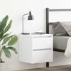 vidaXL Wall-mounted Bedside Cabinets 2 pcs White 38x34x40 cm