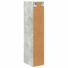 vidaXL Hanging Cabinet with Storage Concrete Grey 20 x 29.5 x 100 cm