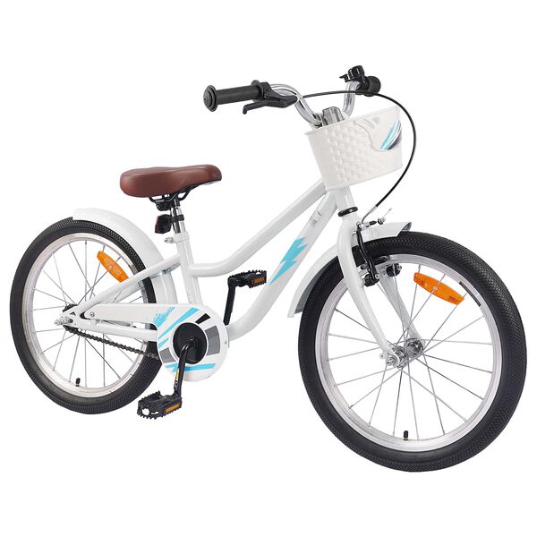 vidaXL Kids Bike 20'' for 6-11 Years Old White
