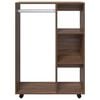 vidaXL Wardrobe Brown Oak 80x40x110 cm Engineered Wood
