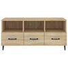 vidaXL TV Cabinet Sonoma Oak 102x35x50 cm Engineered Wood