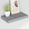 vidaXL Floating Wall Shelves 2 pcs Grey 40x23x3.8 cm MDF
