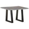 vidaXL Coffee Table with Live Edges 60x60x40 cm Solid Acacia Wood