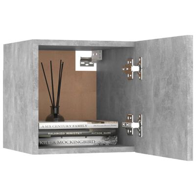 vidaXL 6 Piece TV Cabinet Set Concrete Grey Engineered Wood