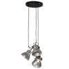 vidaXL Hanging Lamp 25 W Vintage Silver 30x30x100 cm E27
