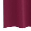 vidaXL Blackout Curtains with Rings 2 pcs Wine Red 245 x 140 cm