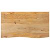 vidaXL Table Top Live Edge 110x60x2,5 cm Solid Wood Mango