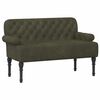 vidaXL Loveseat with Button Tufted Army Green 120 x 65 x 78 cm