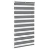vidaXL Zebra Blind Dark Grey 75x100 cm Fabric Width 70.9 cm Polyester
