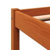 vidaXL Bed Frame without Mattress Wax Brown 150x200 cm King Size Solid Wood Pine