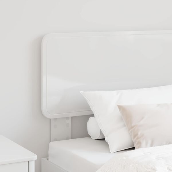 vidaXL Headboard Gloss White 75 cm Engineered wood