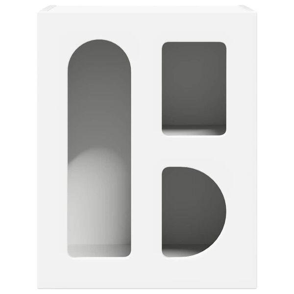 vidaXL Bedside Table White 40 x 35 x 50 cm Engineered Wood