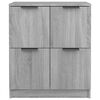 vidaXL Sideboards 2 pcs Grey Sonoma 60x30x70 cm Engineered Wood
