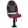 vidaXL Boat Seat with Pedestal Height Adjustable 360&deg; Rotatable